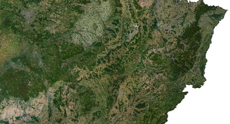 France relief map