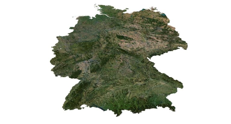 Germany 3D model in C4D format
