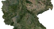 Germany 3D elevation model