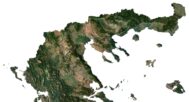 Greece 3D map