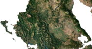 Greece relief map