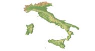 Italy 3D map