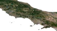 Italy 3D elevation model
