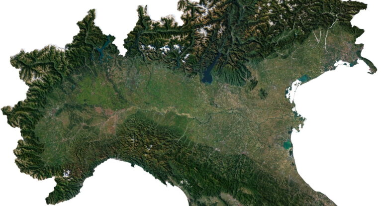 Italy 3D model in C4D format