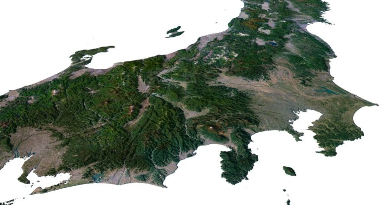 Japan terrain