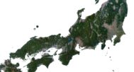 Japan relief map