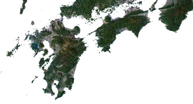 Japan 3D elevation model