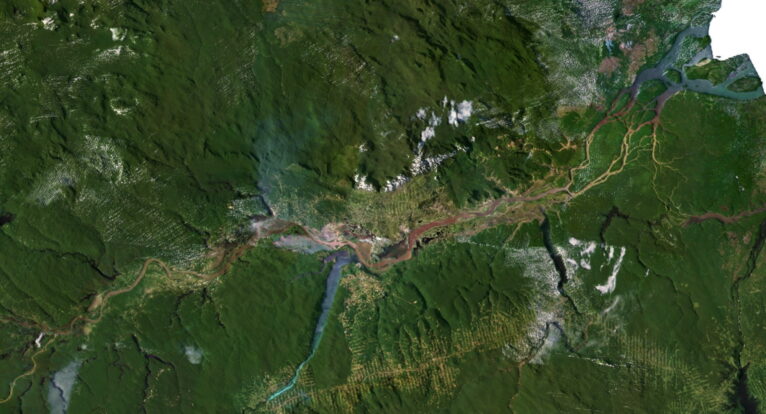South America terrain
