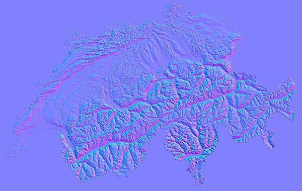 Switzerland Normal Map Switzerland Normal Map