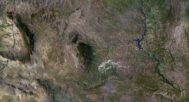 3D terrain model of United States