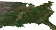 3D model of United States elevation