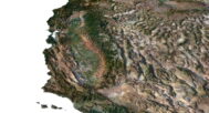 STL 3D model of United States relief