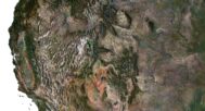 United States 3D map
