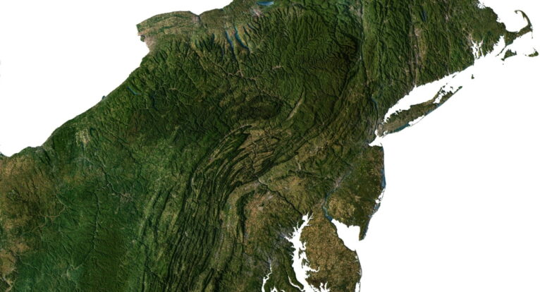 United States 3D elevation model