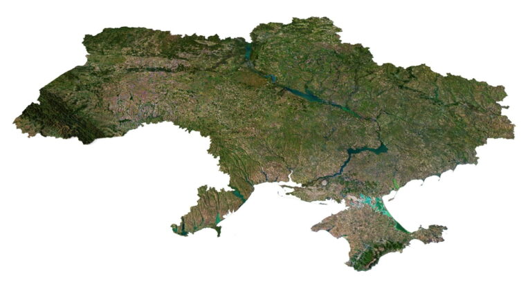 Ukraine model C4D OBJ STL