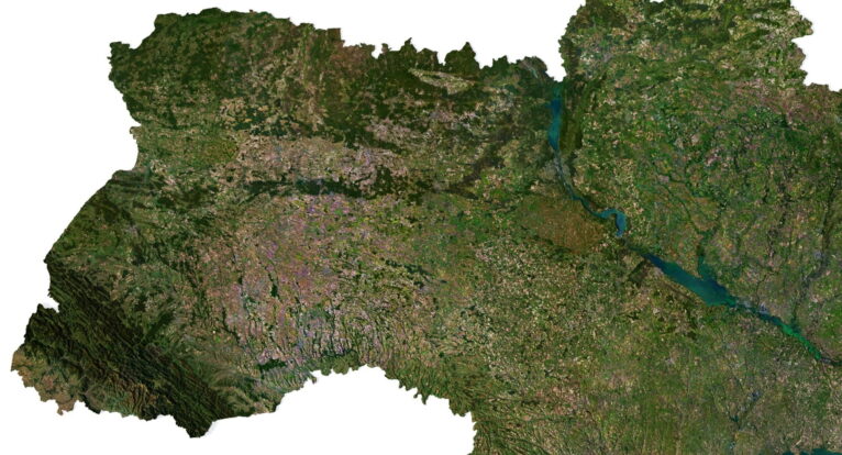 Ukraine 3D map