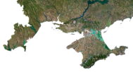 Ukraine relief map