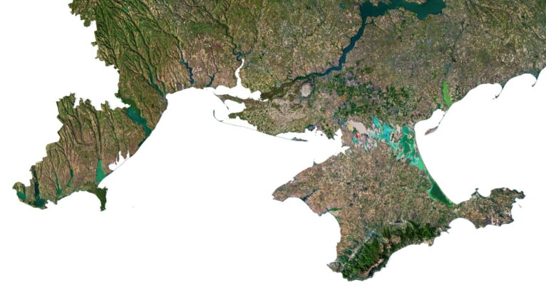 Ukraine relief map