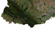 Topographic map Ukraine