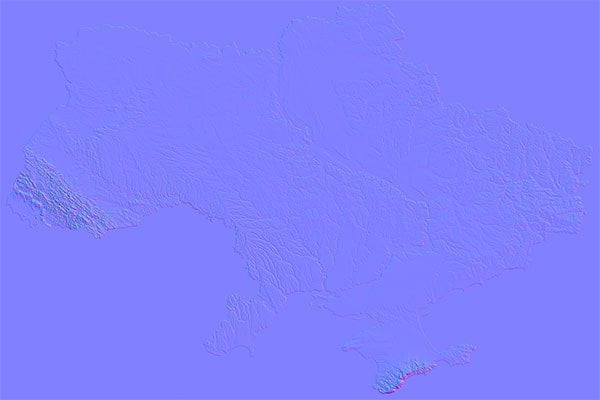 Ukraine Normal Map Ukraine Normal Map