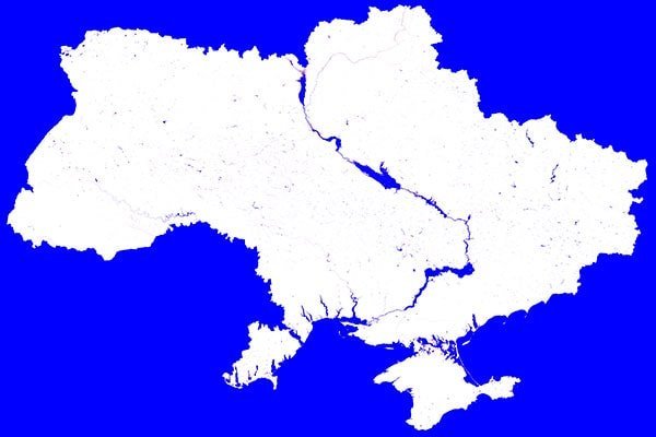 Ukraine Water Mask Ukraine Water Mask