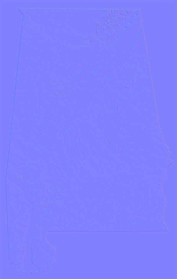 Alabama Normal Map Alabama Normal Map