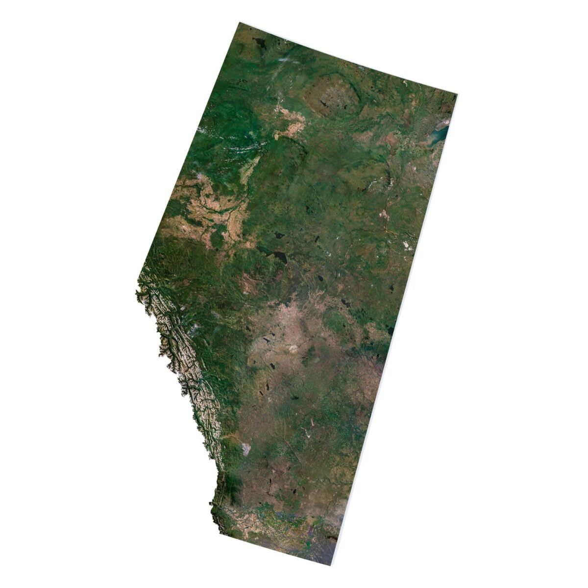 Alberta 3D model terrain Alberta 3D model terrain