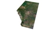 Topographic map Alberta