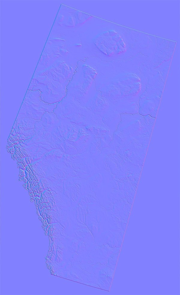 Alberta Normal Map Alberta Normal Map