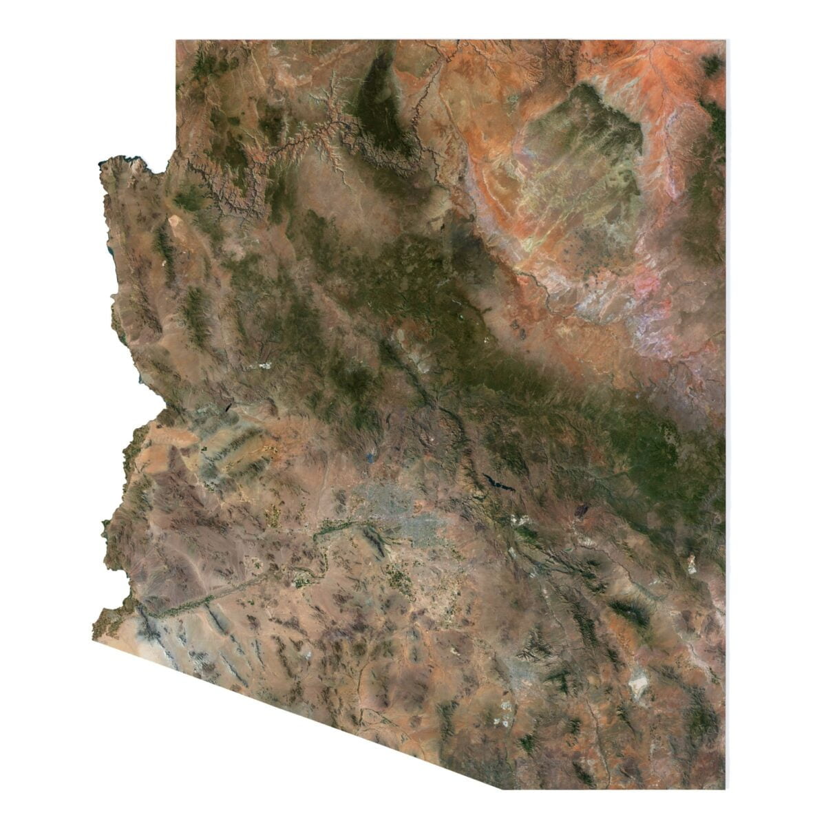 Arizona 3D model terrain Arizona 3D model terrain