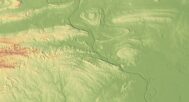 Topographic map Arkansas