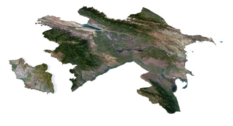 Azerbaijan terrain