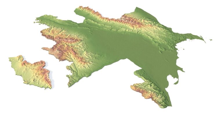 Azerbaijan model C4D OBJ STL