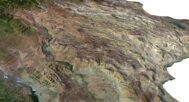 3D relief map of Azerbaijan