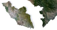 Azerbaijan 3D map