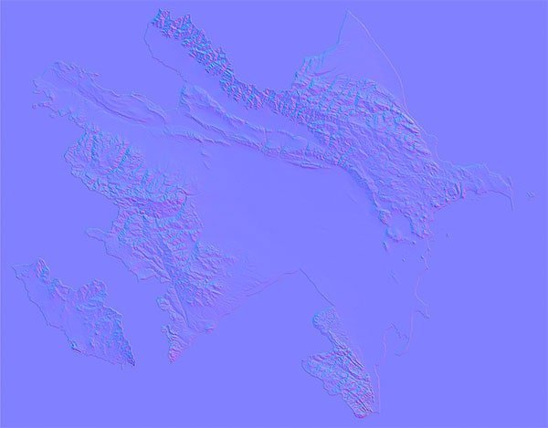 Azerbaijan Normal Map Azerbaijan Normal Map