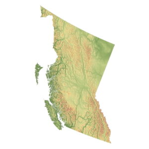 British Columbia 3D model