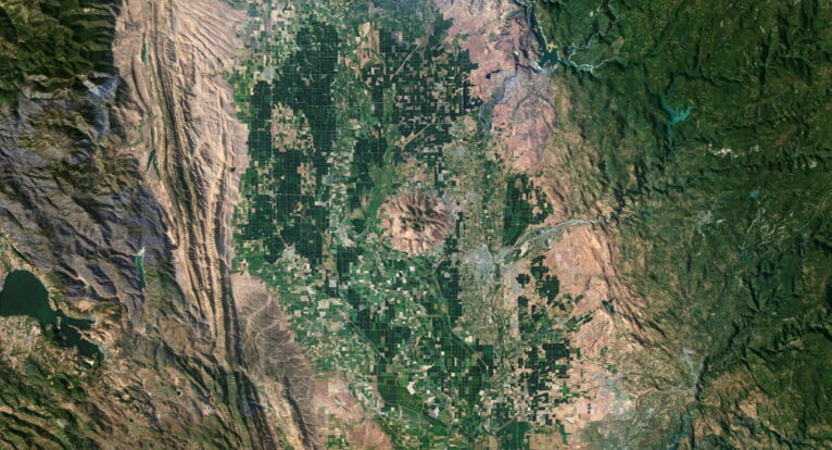 California 3D map