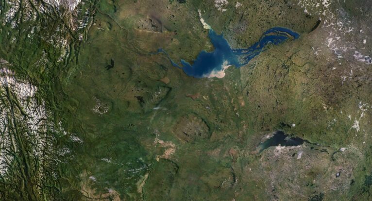 Canada relief map