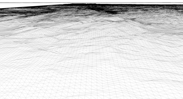 3D terrain model of Idaho
