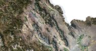 Idaho relief map