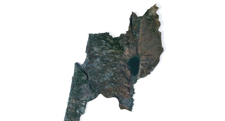 Israel 3D map