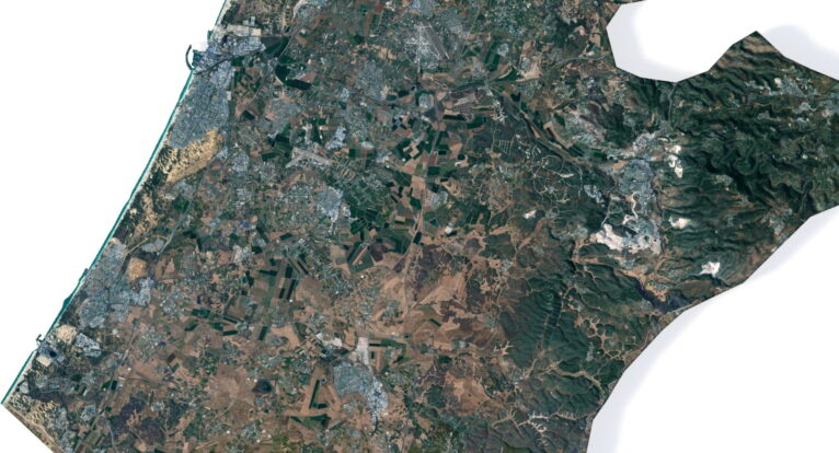 Israel 3D elevation model