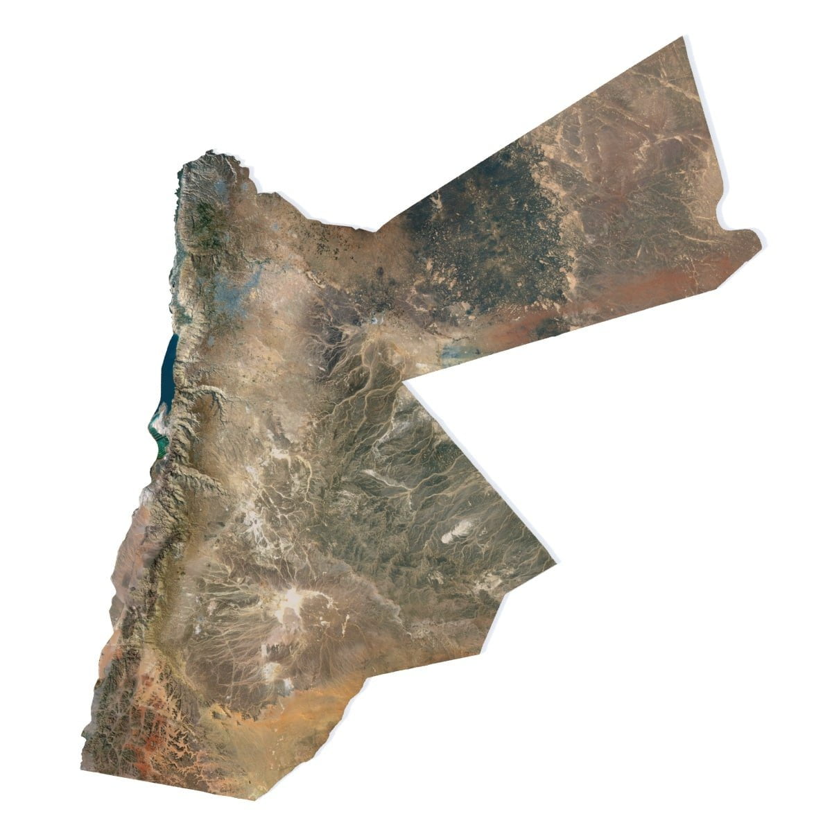 Jordan 3D model terrain Jordan 3D model terrain