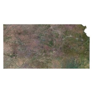 Kansas 3D model terrain