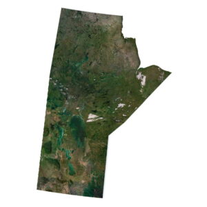 Manitoba 3D model terrain