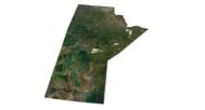 Topographic map Manitoba