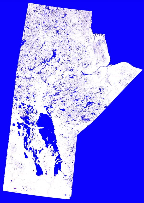 Manitoba WATER MASK Manitoba WATER MASK