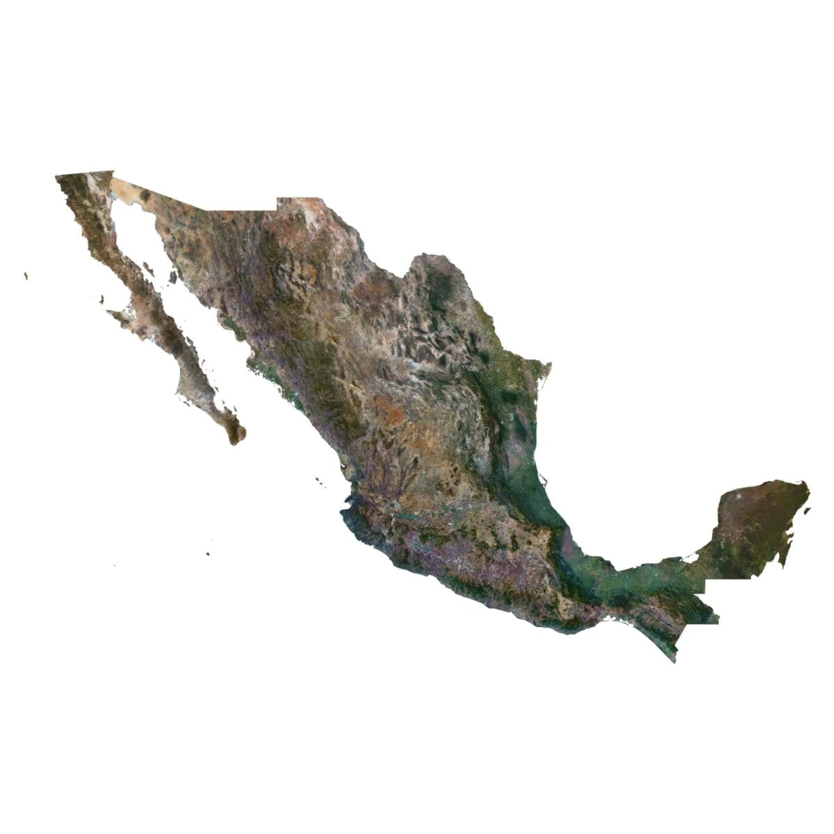 Mexico 3D model terrain Mexico 3D model terrain