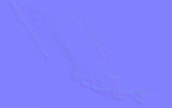 Mexico Normal Map Mexico Normal Map